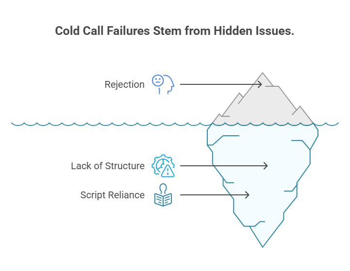 Cold call failures stem from hidden issues